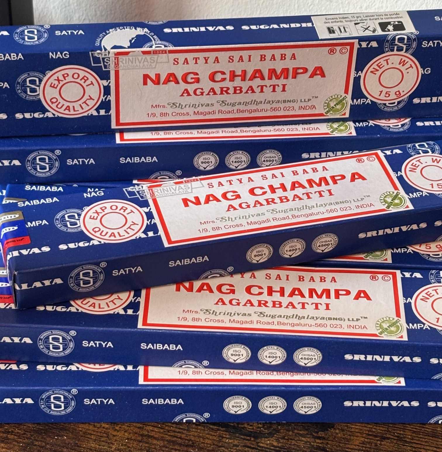 NAG CHAMPA Encens Nag Champa véritable
