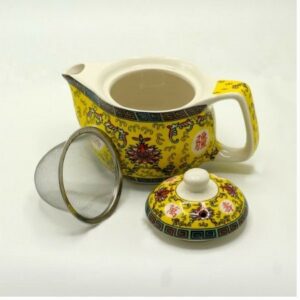 Théière orientale jaune 2