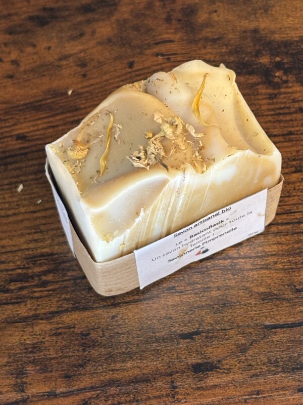 Savon artisanal et biologique - 90g - BasicoBasik (surgras 8 %) : Le savon pour toute la famille.
