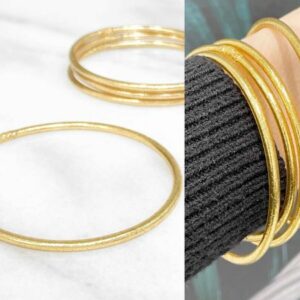 Bracelet Bouddhiste fin véritable - Light Gold