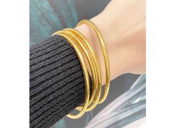 Bracelet Bouddhiste fin véritable - Gold