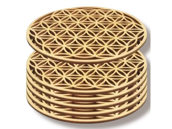 Fleur de vie en bois