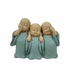 Figurine 3 boudhas de la sagesse