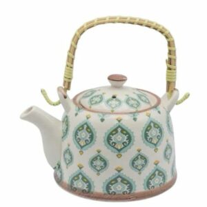 Théière Motif gouttes vertes (800 ml)