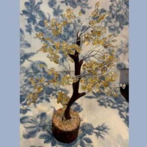 Arbre du bonheur citrine 22 24 cm