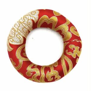 Coussin doonut rouge