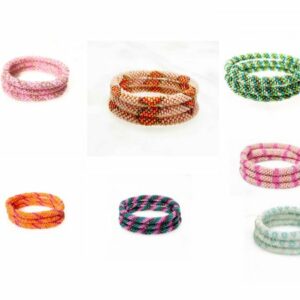 Bracelets nepalais en perles