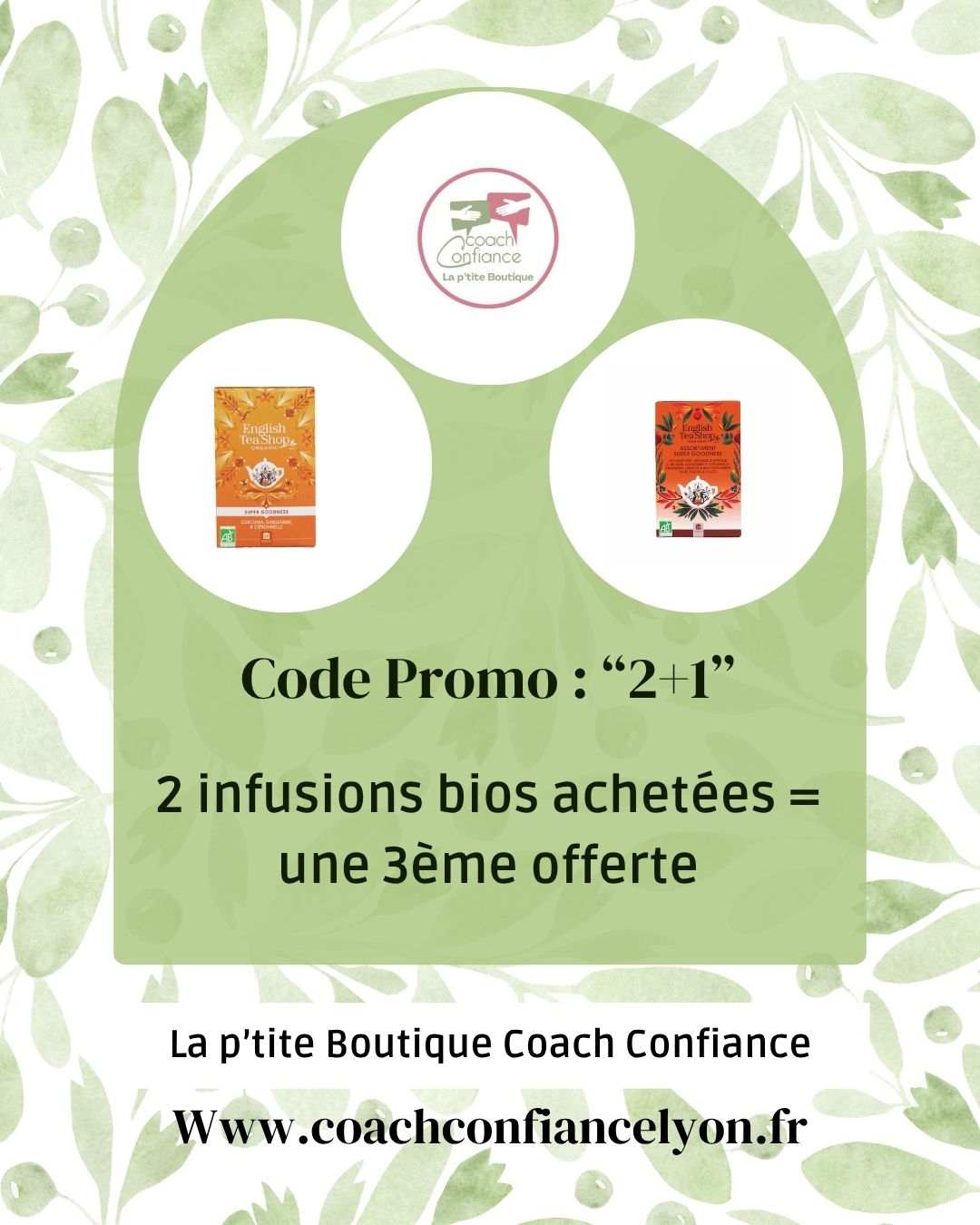 Code promo 2+1 sur les infusions